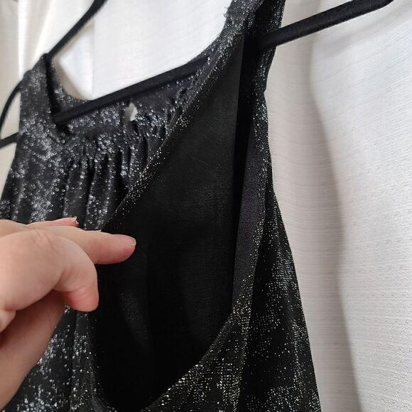 NWT S Anthropologie Carly Shimmer Top Keyhole - Picture 6 of 16